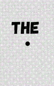cover image for the dot with a grey back ground and a small black dot