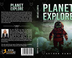 Distant planet man in a spacesuit in Mind Bending Speculative Fiction
