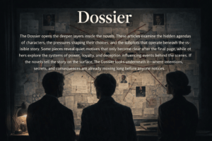 dossier image of characters and themes hidden
