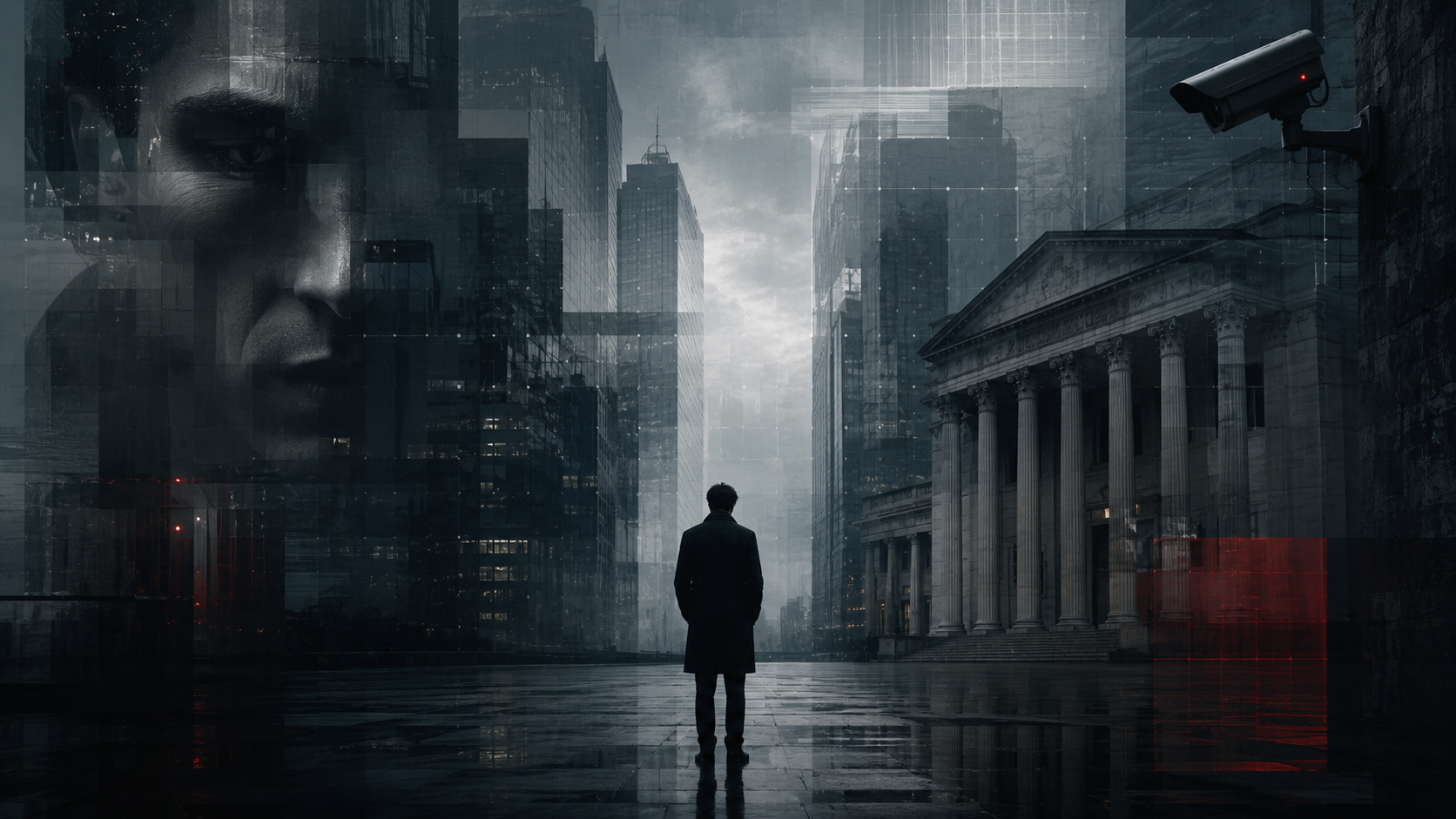 Modern psychological thriller books Surveillance city in the fog