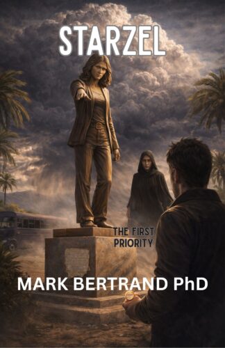 Starzel book cover image of a statue the woman in black mysterious and haunting